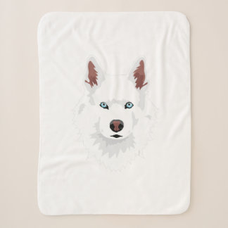 Cobertor Sherpa Cana Branca Siberiana - Cães Brancos de Neve