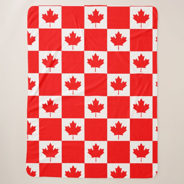 Cobertor Sherpa Canadá (Frente)