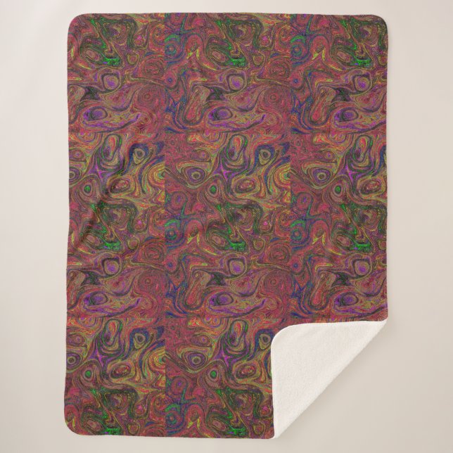 Cobertor Sherpa Caos Fire Stone (Frente)