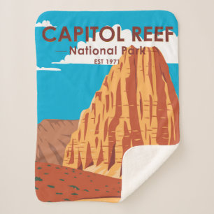 Cobertor Sherpa Capitol Reef National Park Catthedral Valley Loop
