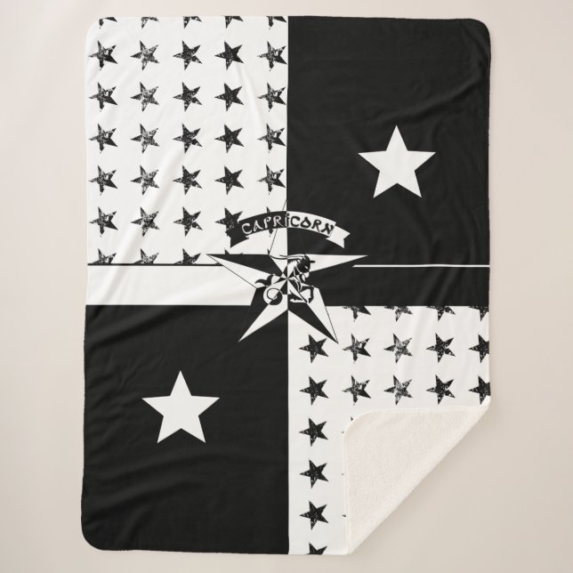 Cobertor Sherpa Capricórnio (Frente)