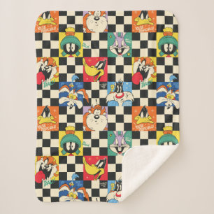 Cobertor Sherpa CARACTERES LOONEY TUNES™ no Verificador preto e br
