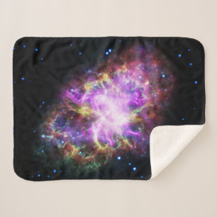 Cobertor Sherpa Caranguejo Nebula Supernova Remanescente Composto