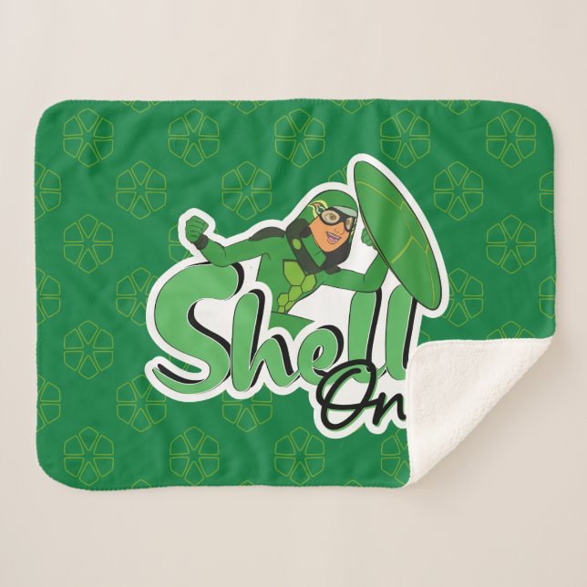 Cobertor Sherpa Carapace | Ligar! (Frente (Horizontal))