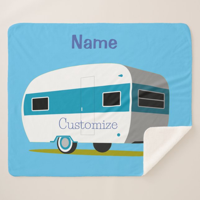 Cobertor Sherpa Caravana Camper RV Thunder_Cove (Frente (Horizontal))