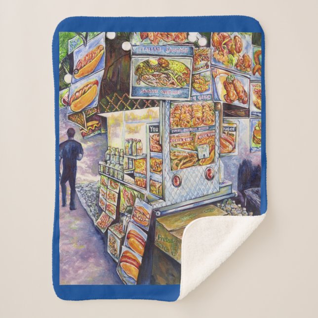 Cobertor Sherpa Carga de trabalho artística extraordinária (Frente)