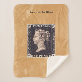 Cobertor Sherpa Carimbo de Penny Black