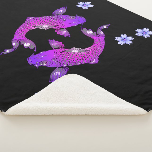 Cobertor Sherpa carpa koi (3/4)