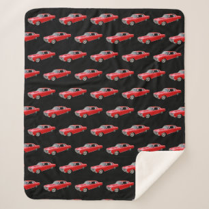 Cobertor Sherpa Carro 1965 do músculo de Chevy Chevelle Mailbu SS
