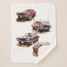 Cobertor Sherpa Carro Muscular Clássico