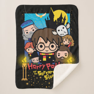 Cobertor Sherpa Cartoon Harry Potter e a Pedra do Feiticeiro