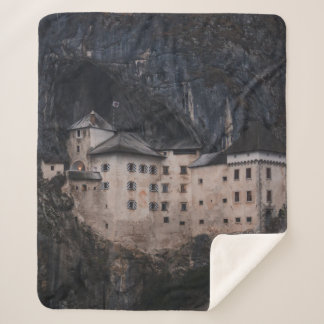 COBERTOR SHERPA CASA CONCRETA DE BEIGE E PRETO