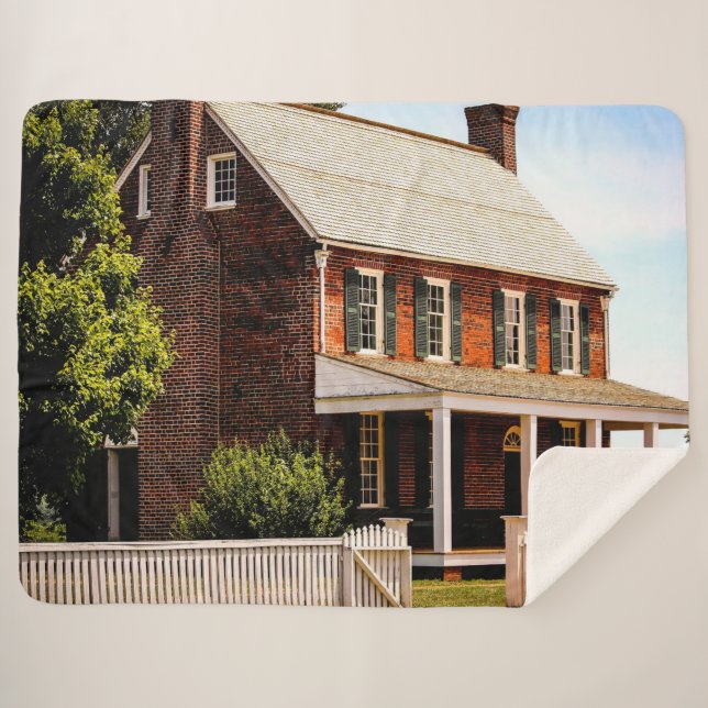 COBERTOR SHERPA CASA DO TRIBUNAL DE APOMATTOX (Frente (Horizontal))