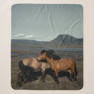 Cobertor Sherpa Casal HORSE