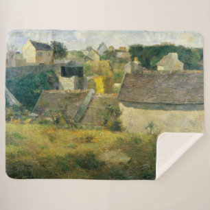 Cobertor Sherpa Casas de Paul Gauguin em Vaugirard