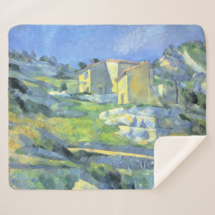 Cobertor Sherpa Casas na Provença Paul Cezanne