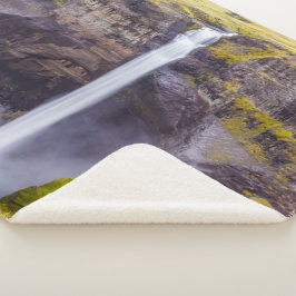 Cobertor Sherpa Cascata do Haifox, Islândia