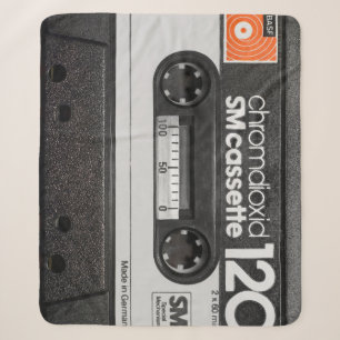 Cobertor Sherpa Cassete Vintage BASF: Item do Coletor