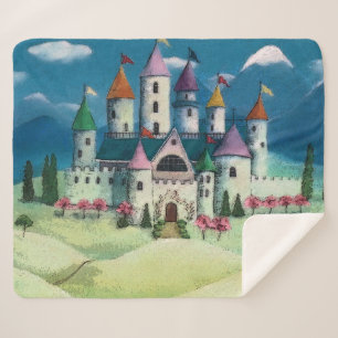 Cobertor Sherpa Castelo das princesas