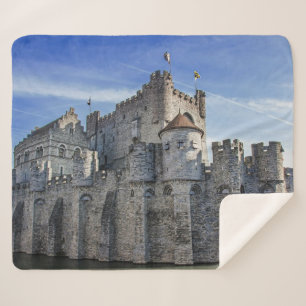 Cobertor Sherpa Castelo dos Condes em Gand.