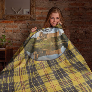 Cobertor Sherpa Castelo Sherpa Blanket, castelo do MacLeod Clan da