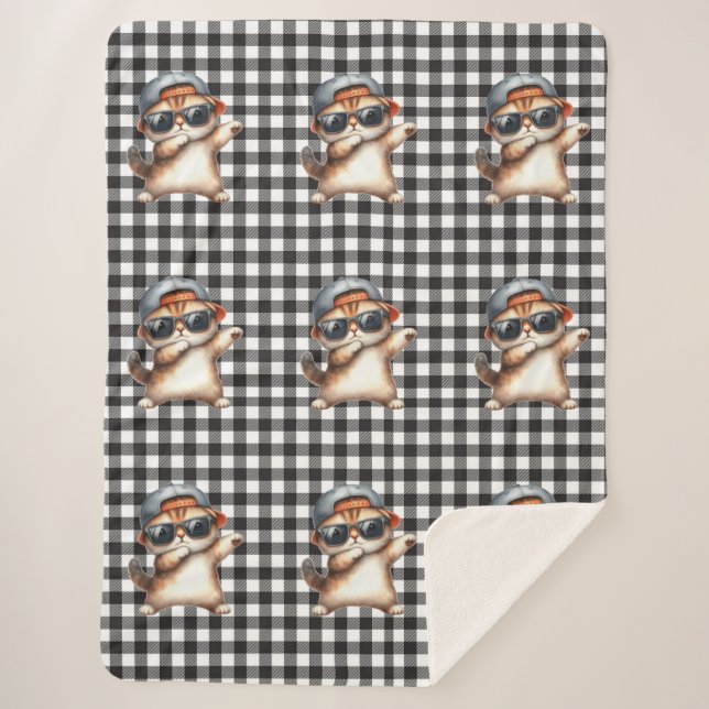 Cobertor Sherpa Cat Lover Sherpa Blanket (Frente)