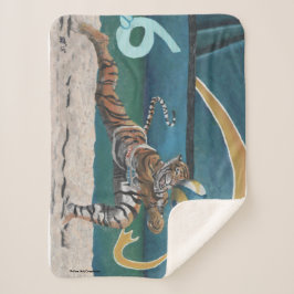 Cobertor Sherpa Cat Warril Fantasy Art Sherpa Blanket