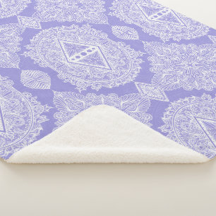 Cobertor Sherpa Celestial Diamond Mandala