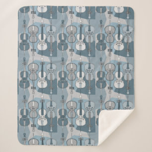 Cobertor Sherpa Cello Pattern Sherpa Blanket