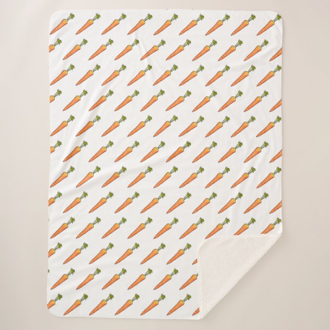 Cobertor Sherpa Cenoura (Frente)