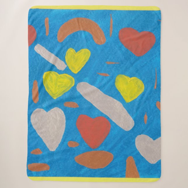Cobertor Sherpa Céu de Amor (Frente)