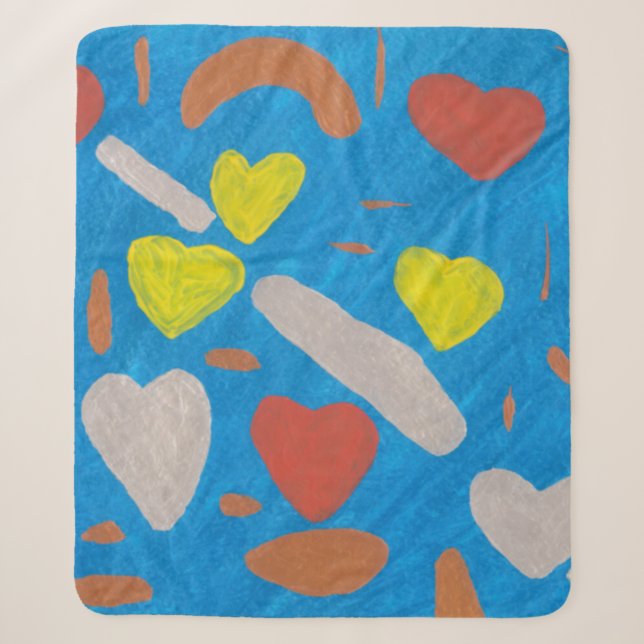 Cobertor Sherpa Céu de Amor (Frente)