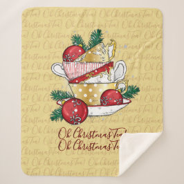 Cobertor Sherpa Chá de Natal!