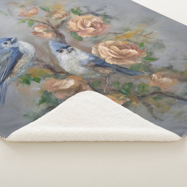 Cobertor Sherpa Chapins-de-crista (3/4)