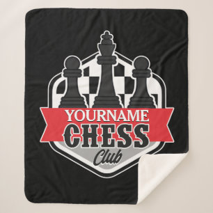 Cobertor Sherpa Checkmate do Chess Player do NOME Personalizado