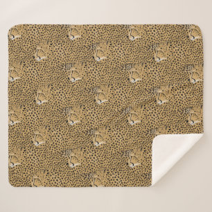 Cobertor Sherpa Cheetah