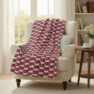 Cobertor Sherpa Cherry Bomb Sherpa Blanket