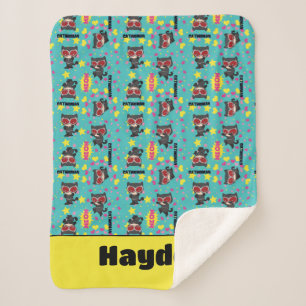 Cobertor Sherpa Chibi CatWomen Pattern