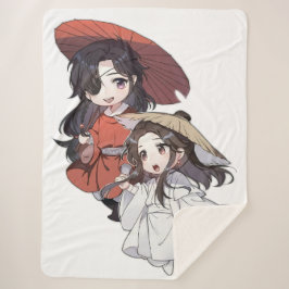 Cobertor Sherpa Chibi Tgcf Blanket