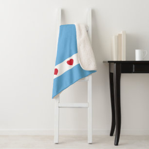 Cobertor Sherpa Chicago Love   Sherpa Blanket   Luxúria