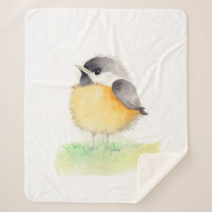 Cobertor Sherpa Chickadee Sherpa Blanket