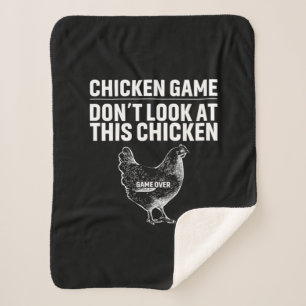 Cobertor Sherpa Chicken Art Chicken Game