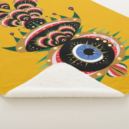 Cobertor Sherpa Chimera - Pássaro de Peixe Sherpa Blanket