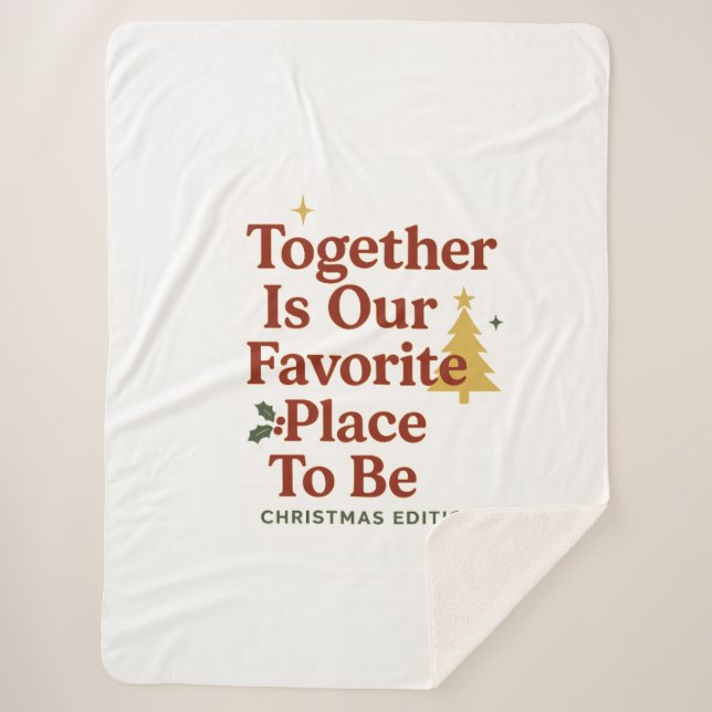 Cobertor Sherpa christmas (Frente)