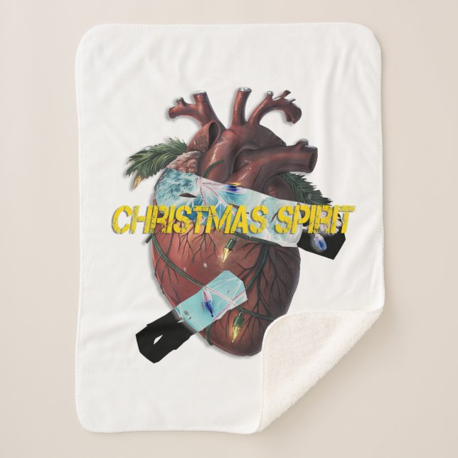 Cobertor Sherpa Christmas Spirit (Frente)
