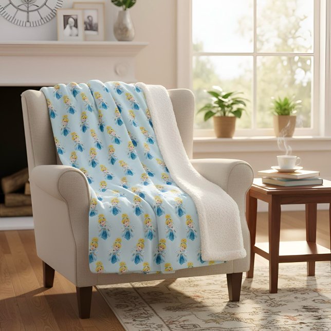 Cobertor Sherpa Cinderella Sherpa Blanket (Criador carregado)
