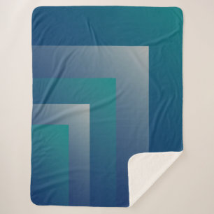 Cobertor Sherpa cinza de marinho