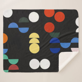 Cobertor Sherpa Círculos e Semicírculos | Sophie Taeuber-Arp |