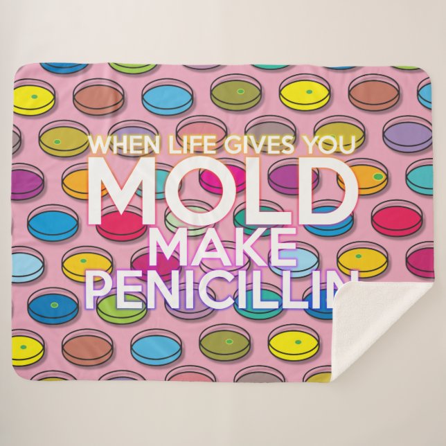 Cobertor Sherpa Citação Legal da ciência colorida moderna (Frente (Horizontal))