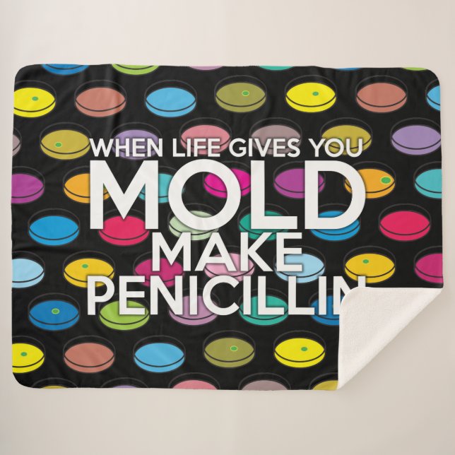 Cobertor Sherpa Citação legal de Ciência Moderna (Frente (Horizontal))